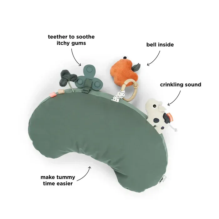 Done by Deer® Tummy time activity toy Tiny farm Green - Image 2