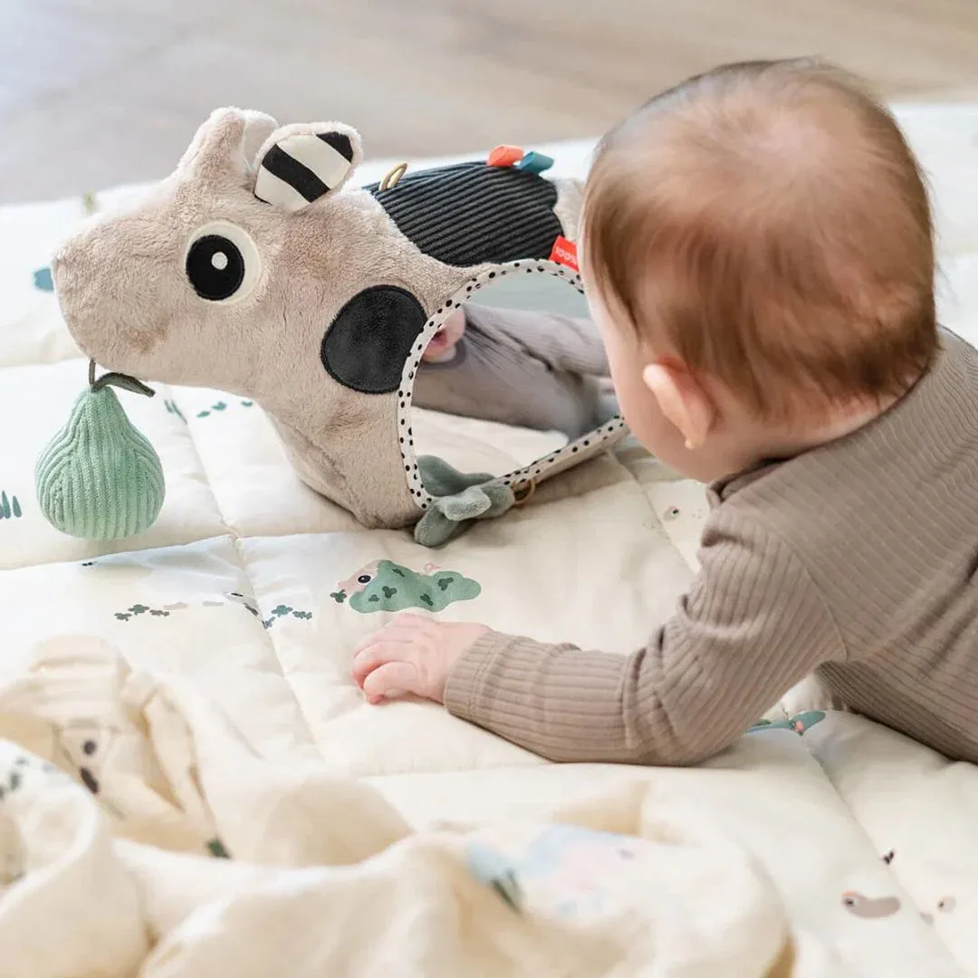Done by Deer® Tummy Time Sensory Mirror Dotti Sand - Image 4