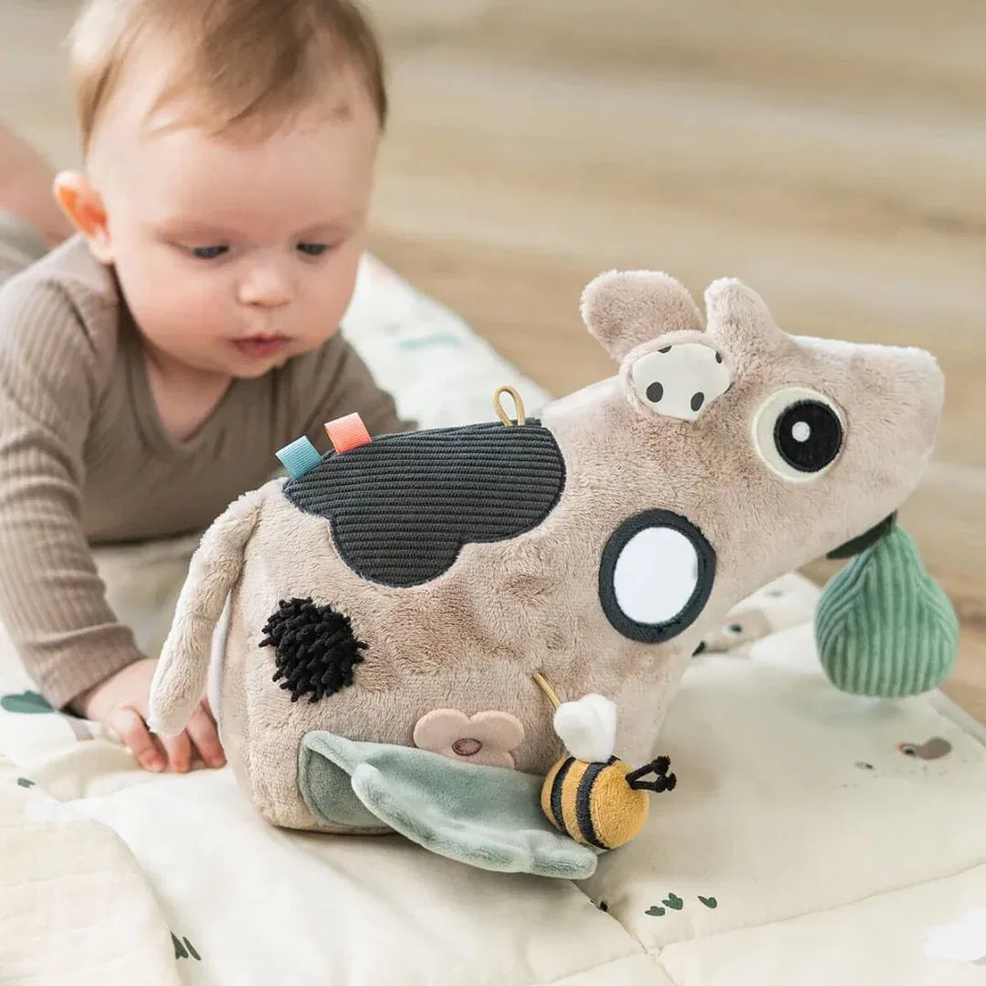 Done by Deer® Tummy Time Sensory Mirror Dotti Sand - Image 5