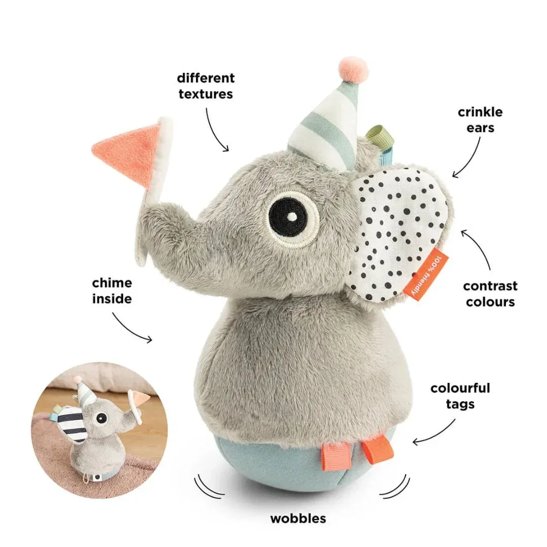 Done by Deer® Wobbling Activity Toy Elphee Colour mix - Image 2