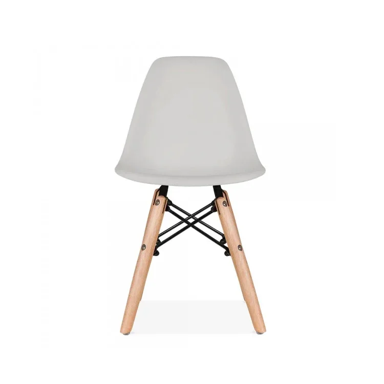 EM Scandinavian Inspired Kid's Chair Grey - Image 3