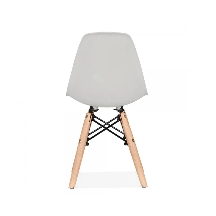 EM Scandinavian Inspired Kid's Chair Grey - Image 4