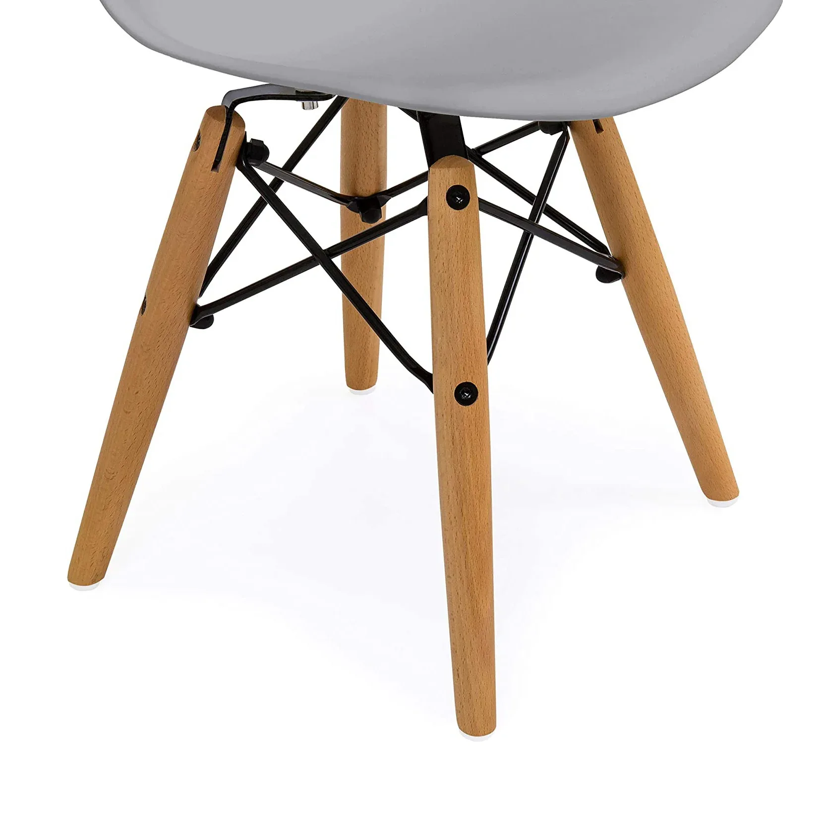 EM Scandinavian Inspired Kid's Chair Grey - Image 5