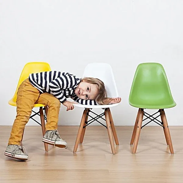 EM Scandinavian Inspired Kid's Chair Grey - Image 8