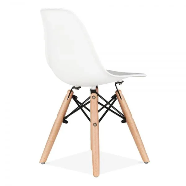 EM Furniture Scandinavian Inspired Kid's Chair White - Image 3