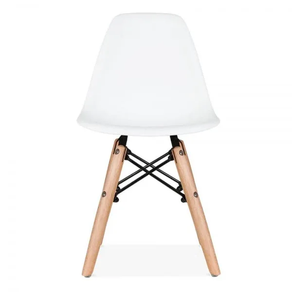 EM Furniture Scandinavian Inspired Kid's Chair White - Image 4