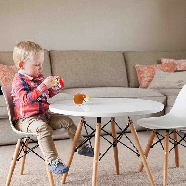 EM Scandinavian Inspired Kid's Table Grey - Image 5