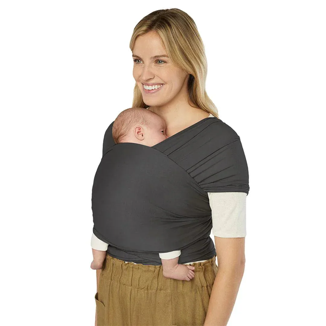 Ergobaby® Aura Wrap Sustainable Knit Soft Black