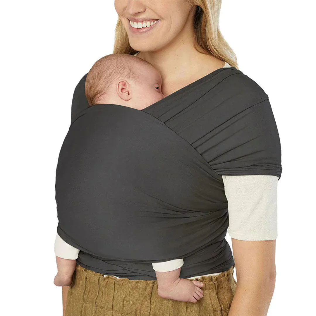 Ergobaby® Aura Wrap Sustainable Knit Soft Black - Image 2
