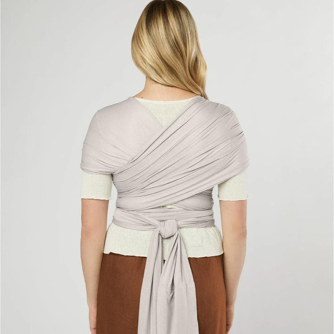 Ergobaby® Aura Wrap Sustainable Mesh Soft Grey - Image 3