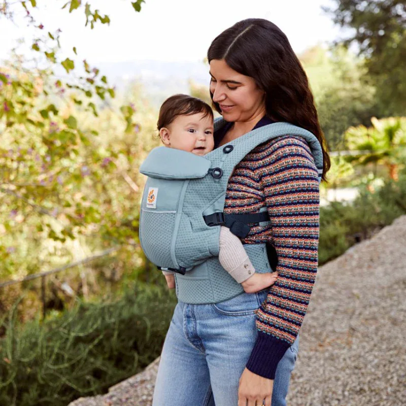 Ergobaby® Baby Carrier Adapt Soft Flex Mesh Slate Blue - Image 4