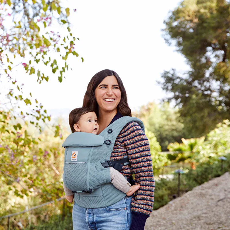 Ergobaby® Baby Carrier Adapt Soft Flex Mesh Slate Blue - Image 5