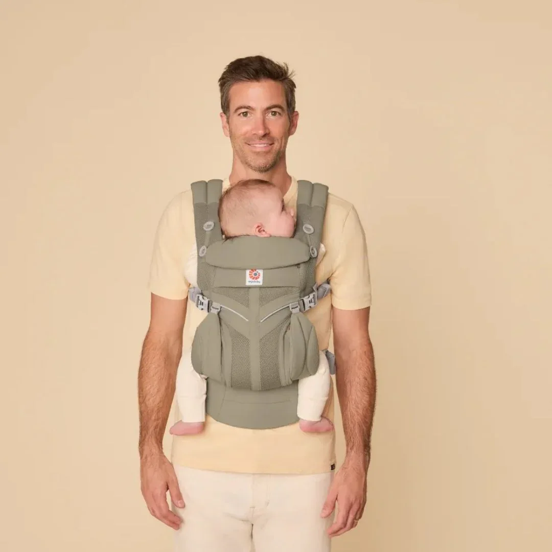 Ergobaby® Baby Carrier Omni Classic Mesh Soft Olive - Image 5