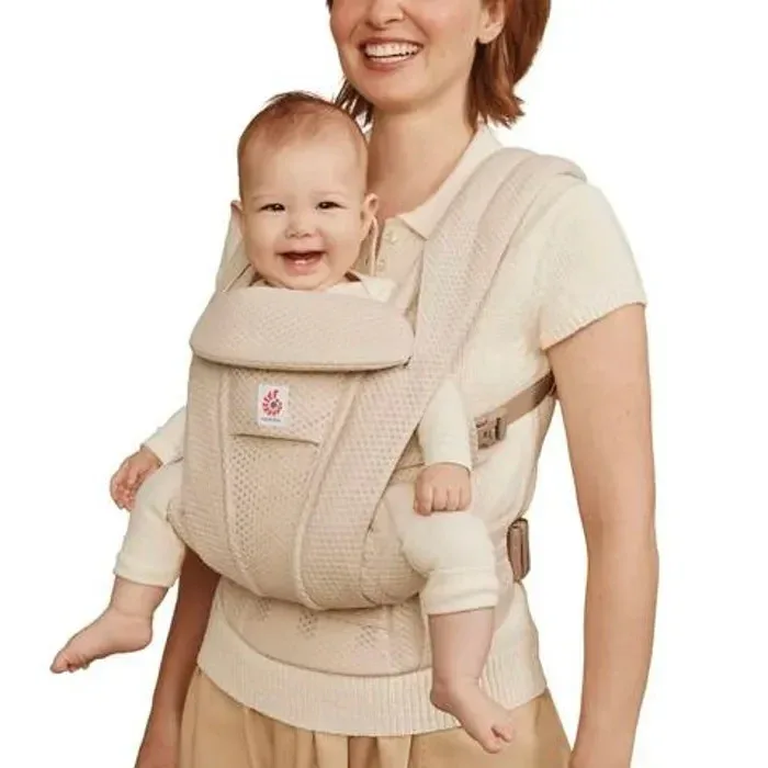 Ergobaby® Baby Carrier Omni Deluxe Mesh Natural Beige - Image 4