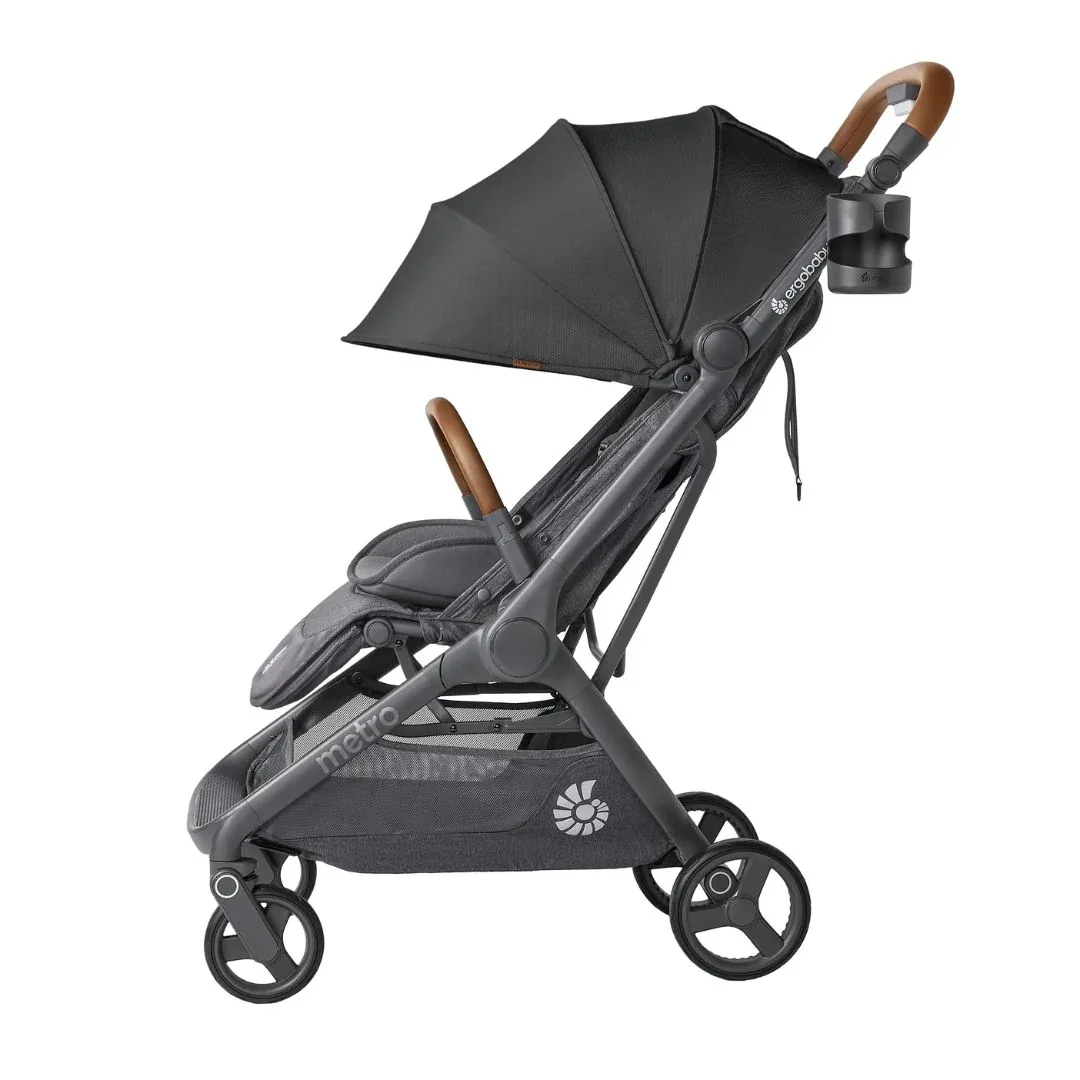 Ergobaby® Metro 3 Deluxe Compact City Stroller Black - Image 2