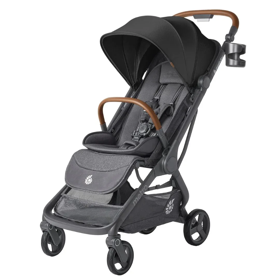 Ergobaby® Metro 3 Deluxe Compact City Stroller Black - Image 4