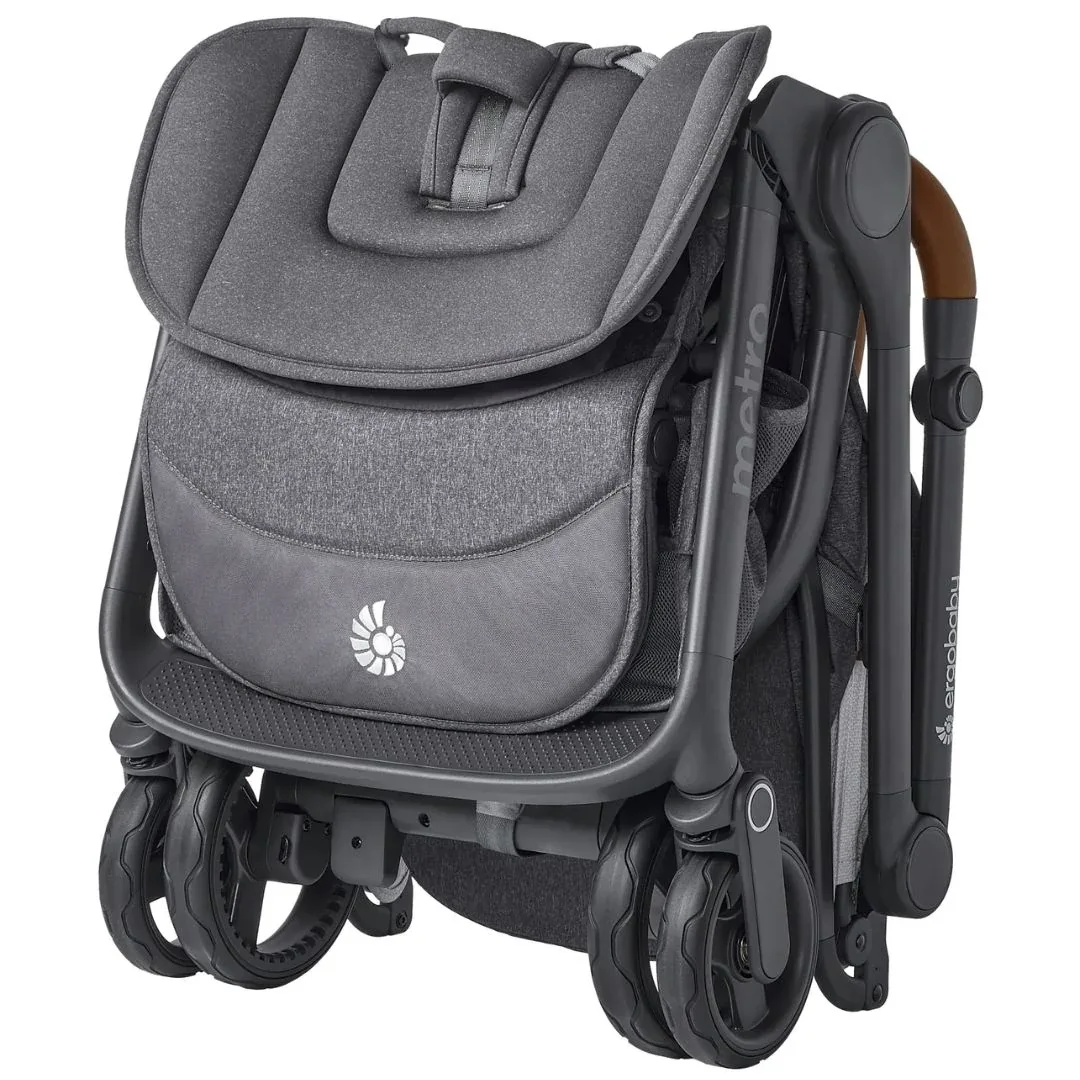 Ergobaby® Metro 3 Deluxe Compact City Stroller Black - Image 8
