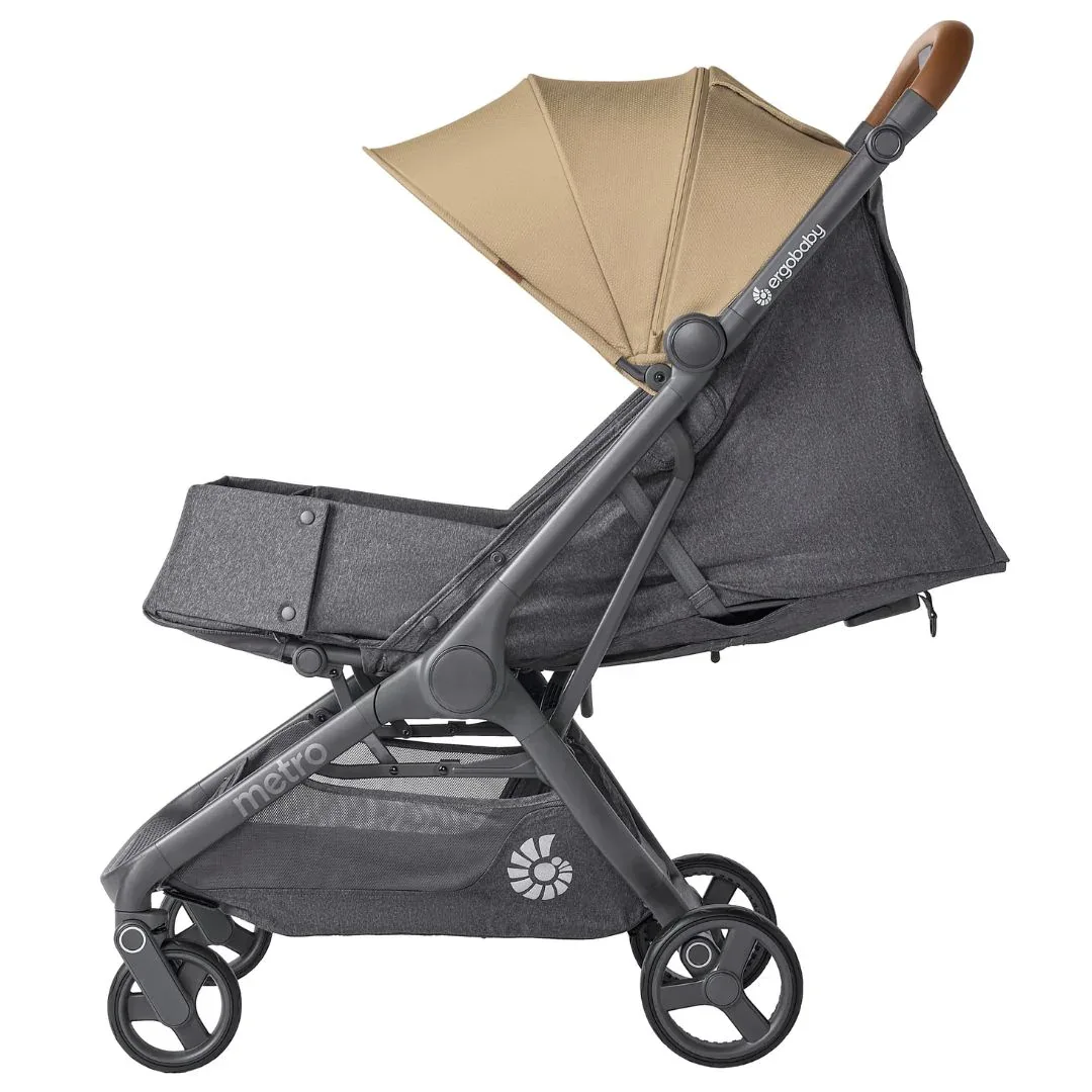 Ergobaby® Metro 3 Deluxe Compact City Stroller Camel - Image 5