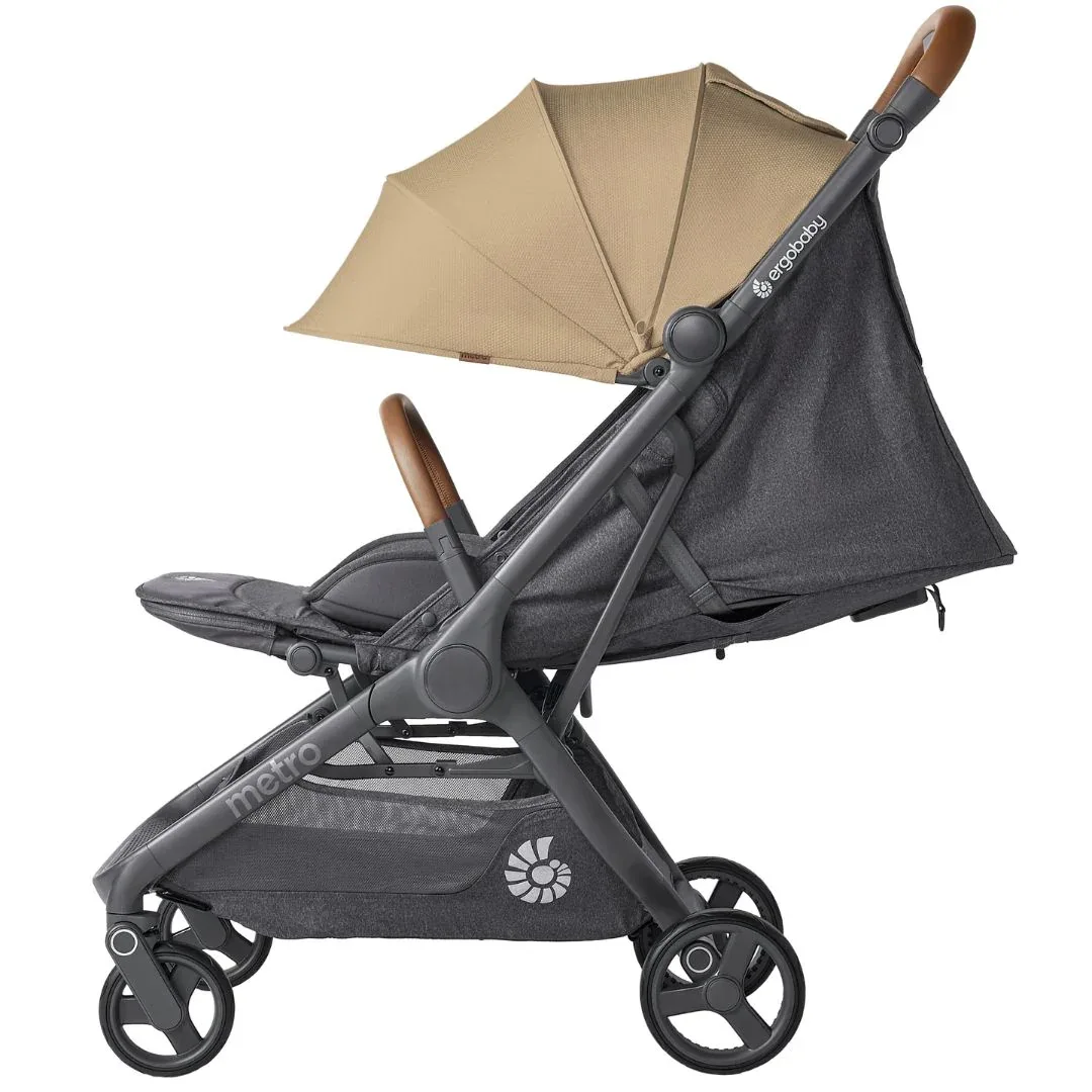Ergobaby® Metro 3 Deluxe Compact City Stroller Camel - Image 6