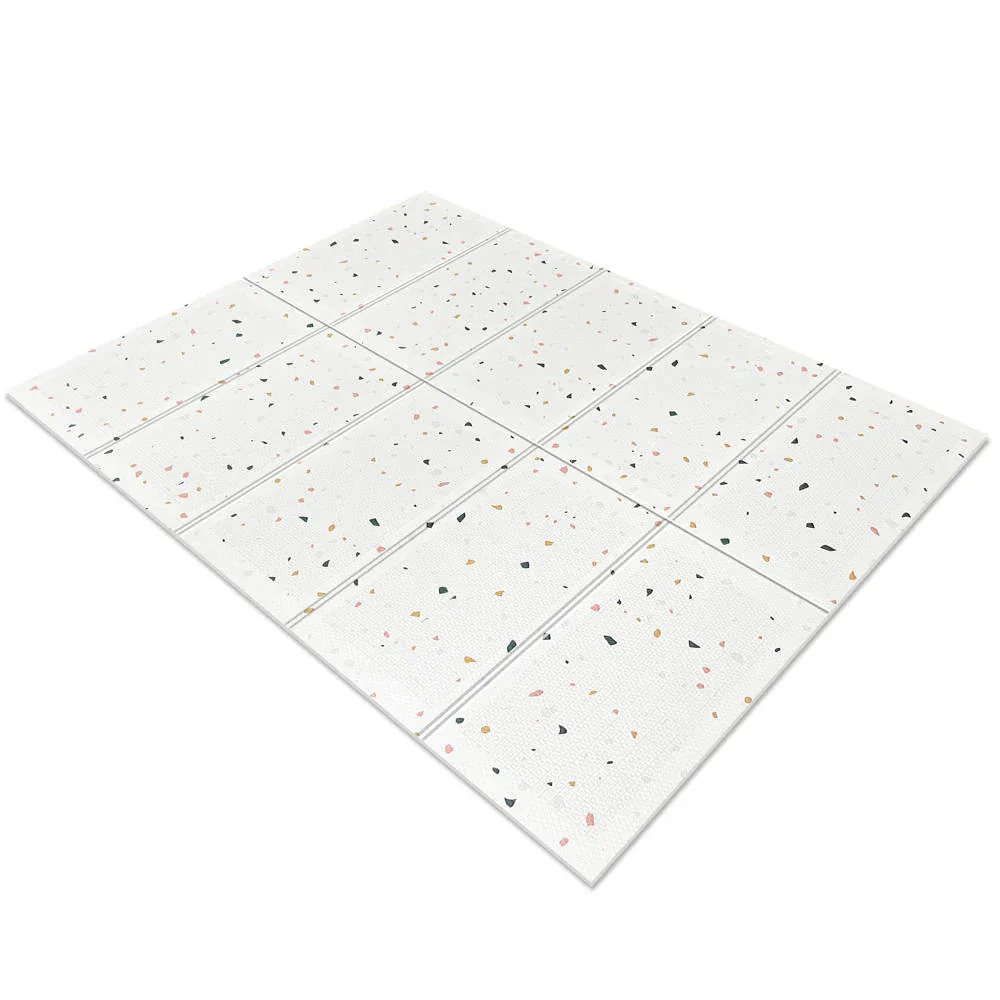 Evibell® Foldable Play Mat 150x190 Terrazzo/Wanderlust - Image 3