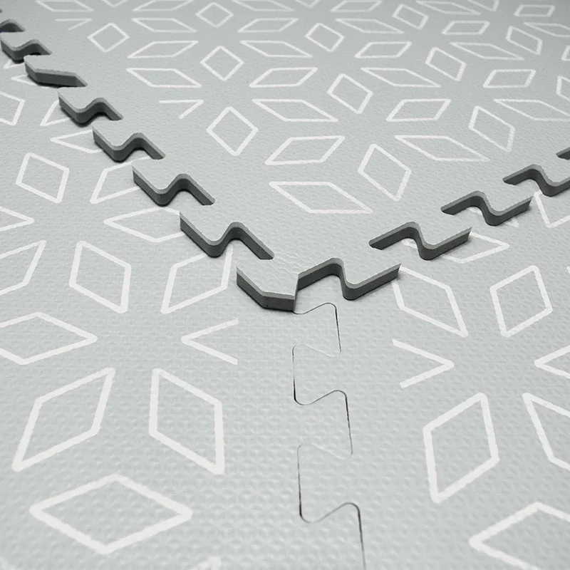 Evibell® Puzzle Playmat 120x180 Geometric Grey - Image 3