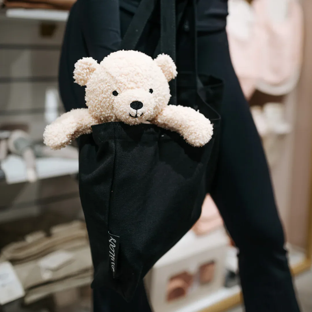 Evitas Cotton Shopping Bag Black - Image 4