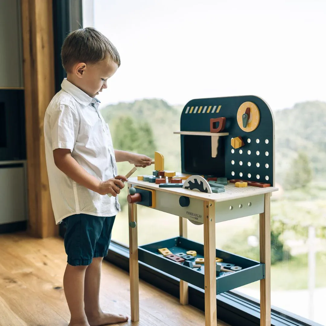 Free2Play® My First Wooden Workshop with Accessories - Image 11