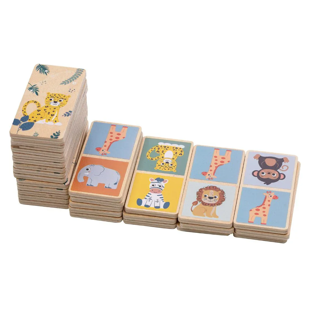  Free2Play® Wooden Board Game Domino (28 Pieces) - Image 6