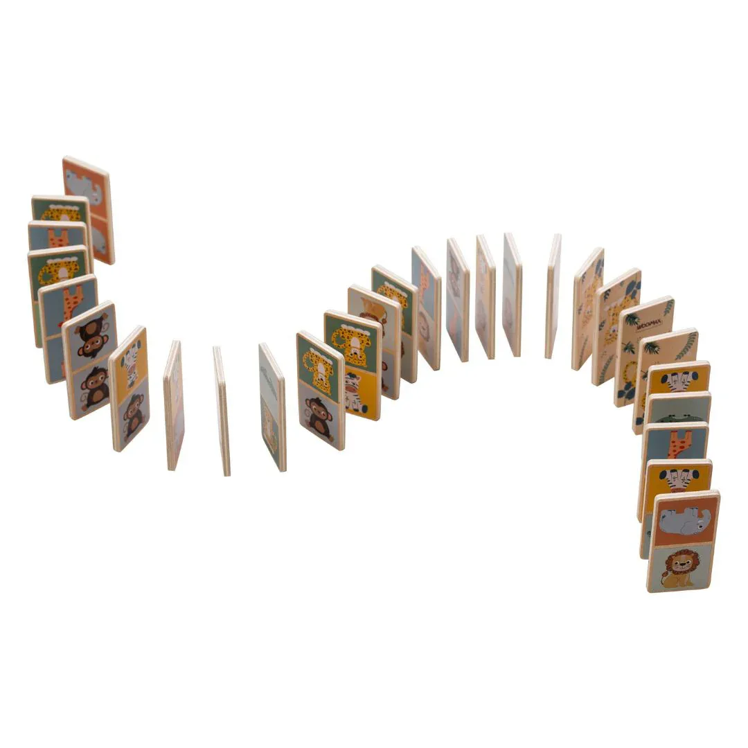 Free2Play® Wooden Board Game Domino (28 Pieces) - Image 9