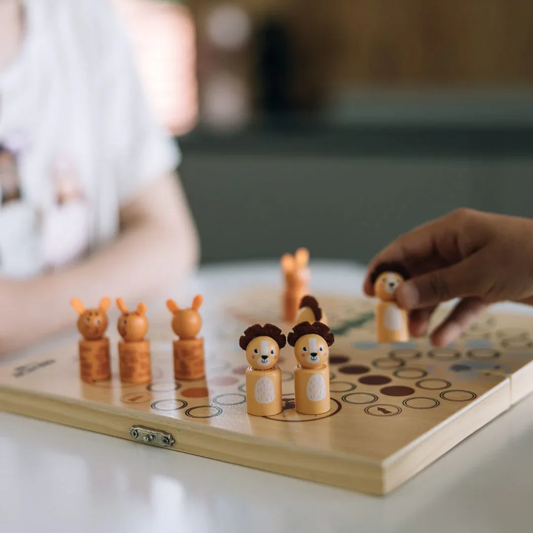 Free2Play® Wooden Board Game Ludo - Image 4