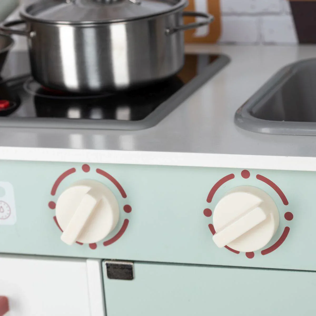  Free2Play® Wooden Kitchen with Accessories Mini Chef - Image 3