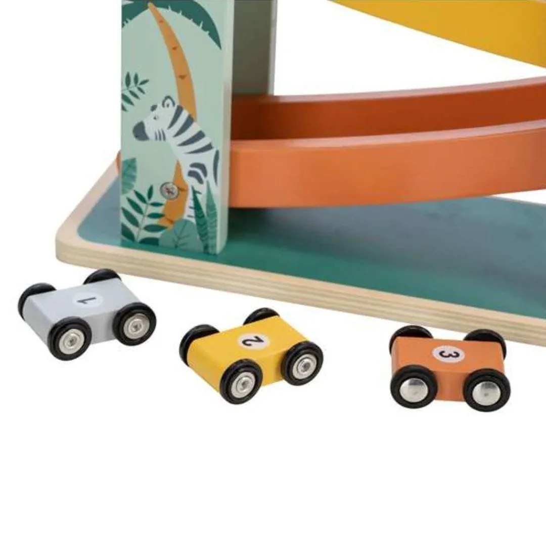 Free2Play® Wooden Mini Garage with Cars - Image 4
