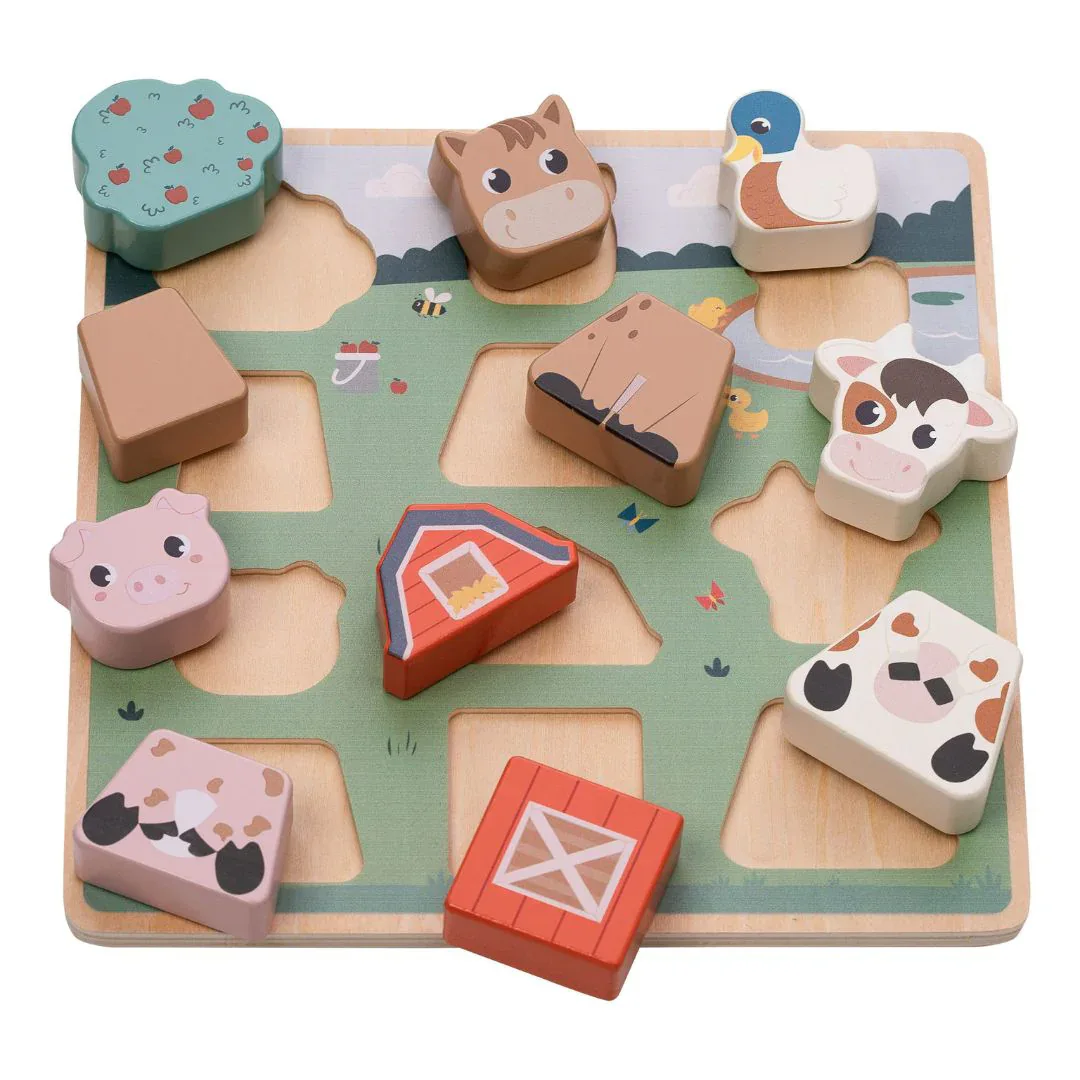  Free2Play® Wooden Puzzle Farm - Image 3