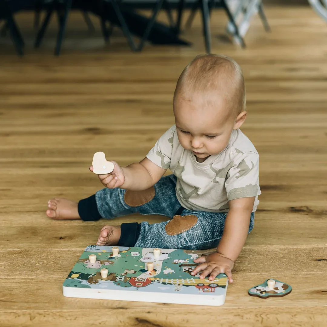  Free2Play® Wooden Sound Puzzle On the Farm - Image 4