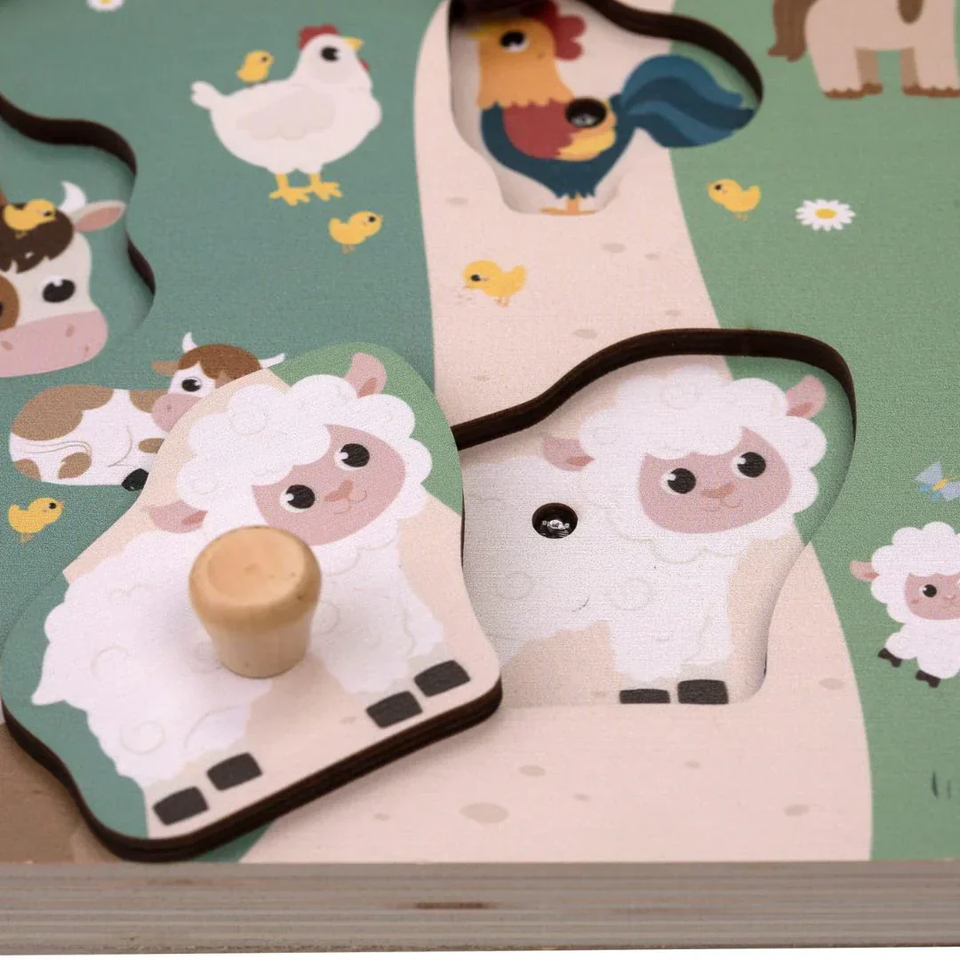  Free2Play® Wooden Sound Puzzle On the Farm - Image 5