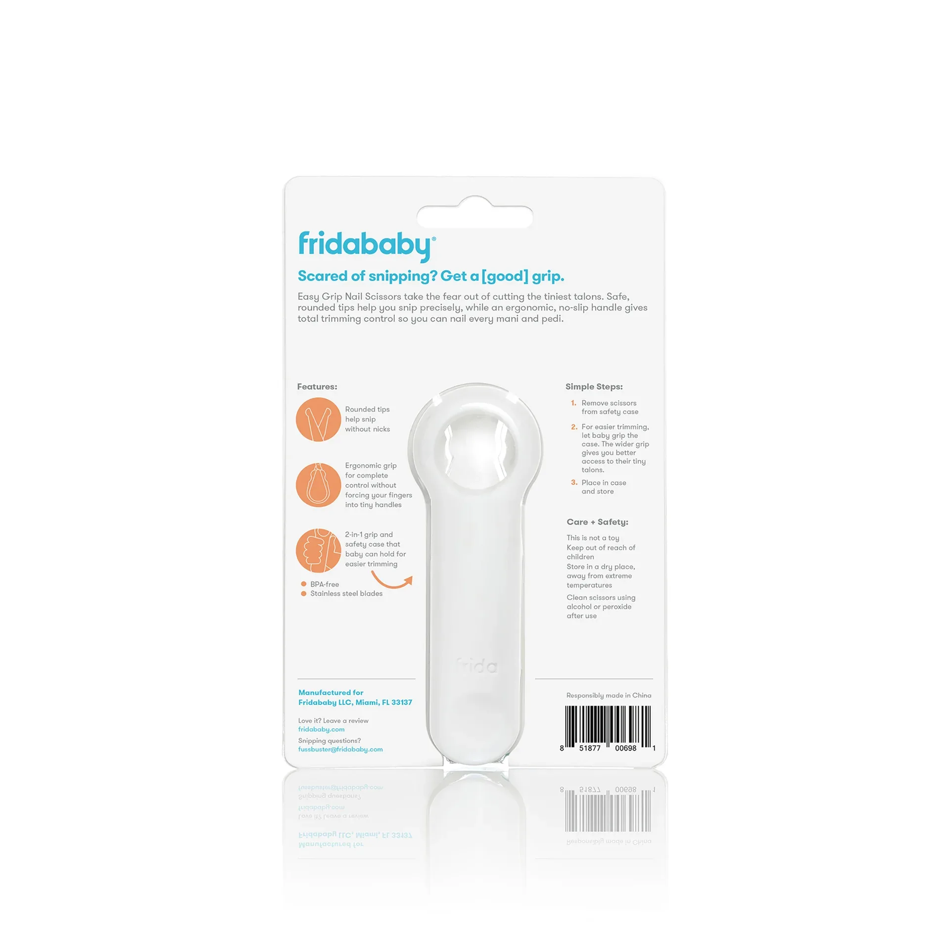 Fridababy® Easy grip nail Scissors - Image 6