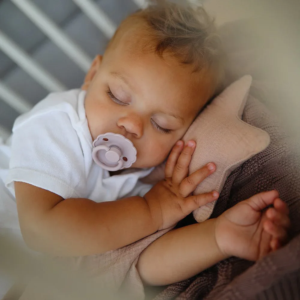 Frigg® 4-Pack Pacifiers Round Latex Sunset Bliss (0-6m) - Image 4