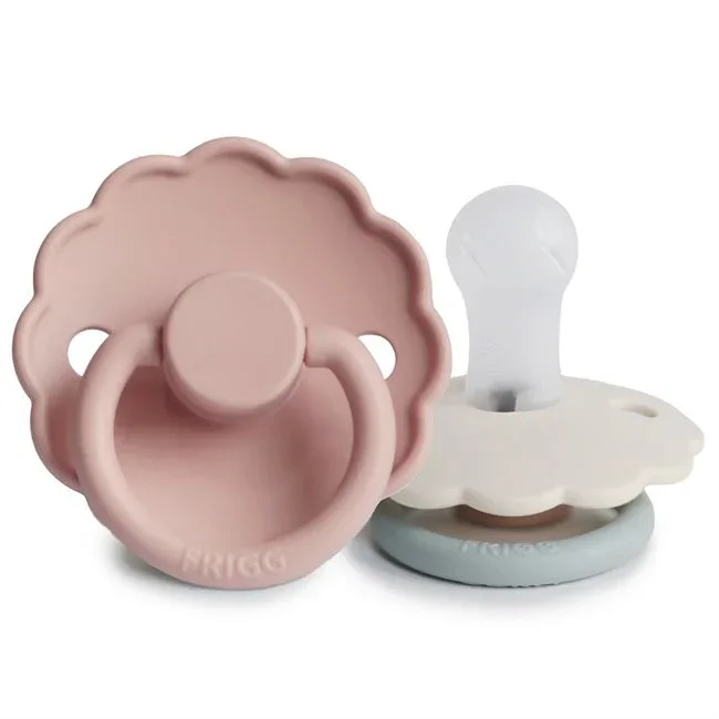 Frigg® Daisy Pacifiers Silicone Blush/Cotton Candy - Image 2