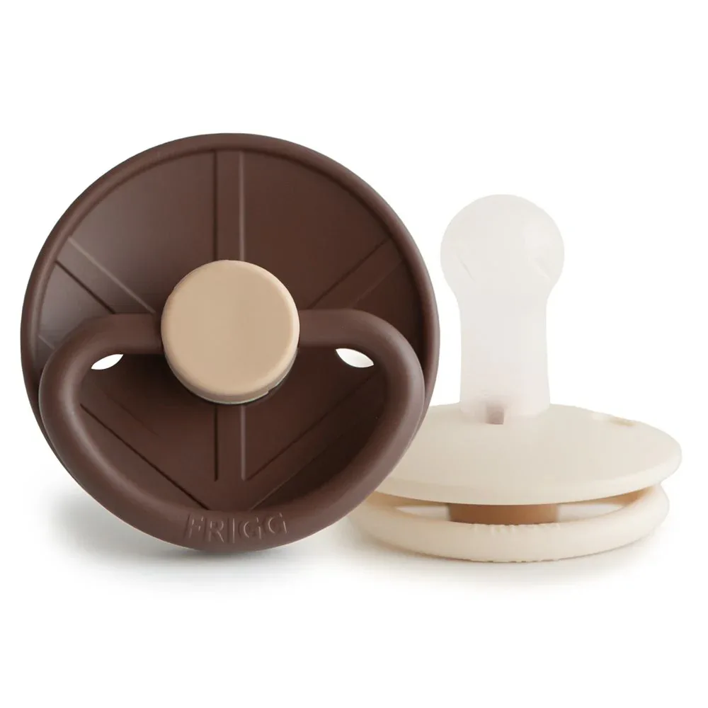 Frigg® Daisy Pacifiers Silicone Little Viking Cocoa/Cream - Image 2