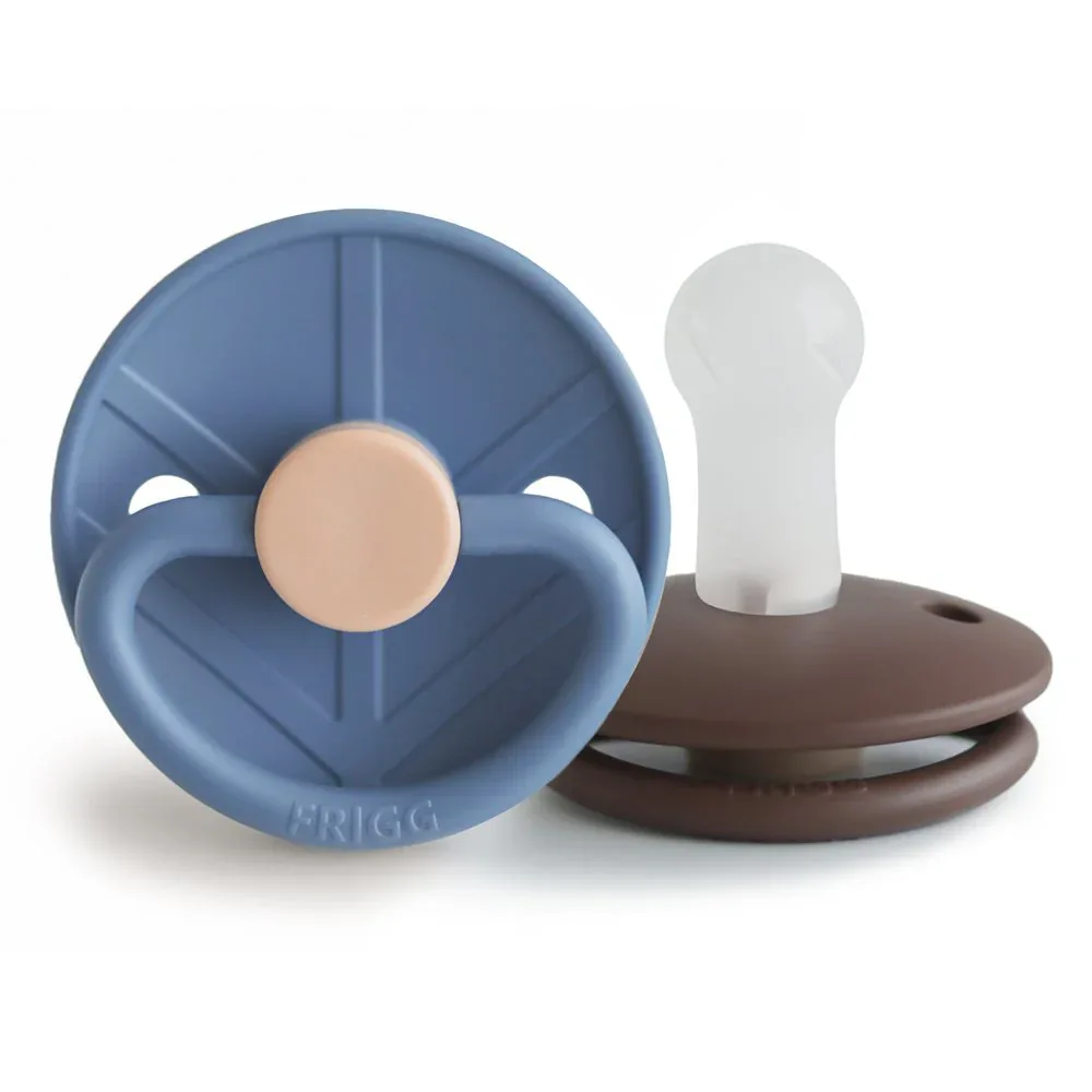 Frigg® Daisy Pacifiers Silicone Little Viking Ocean View/Cocoa - Image 2