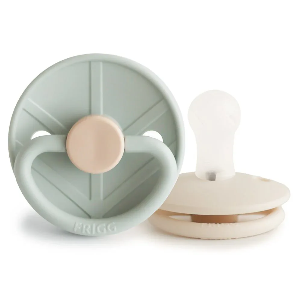 Frigg® Daisy Pacifiers Silicone Little Viking Sage/Cream - Image 2