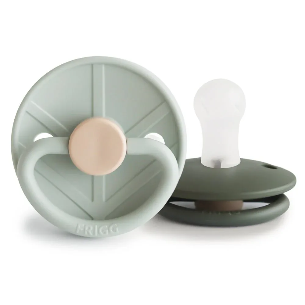 Frigg® Daisy Pacifiers Silicone Little Viking Sage/Olive - Image 2