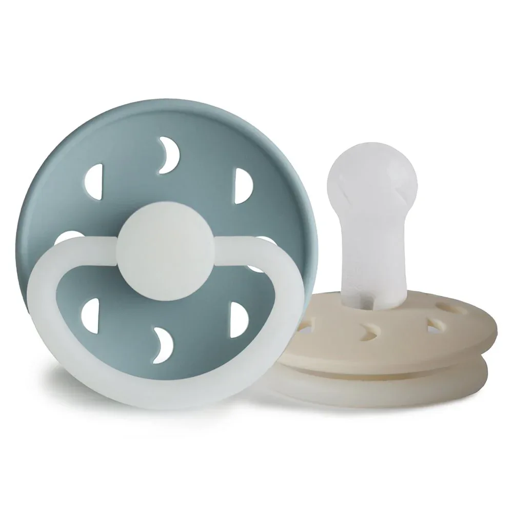 Frigg® Moon Phase Pacifiers Stone Blue Night/Cream Night - Image 2