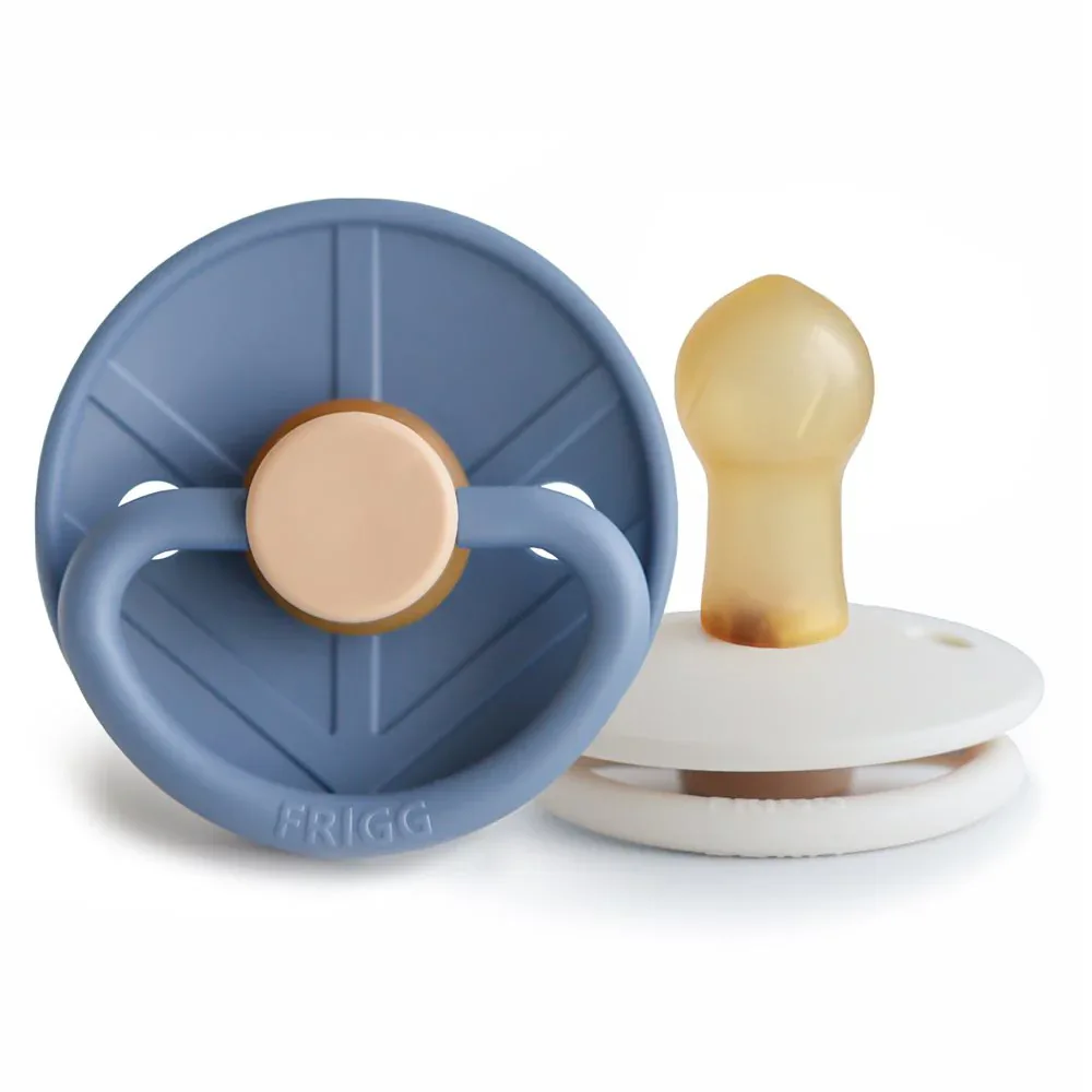 Frigg® Natural rubber Pacifier Little Viking Ocean View/Cream - Image 2