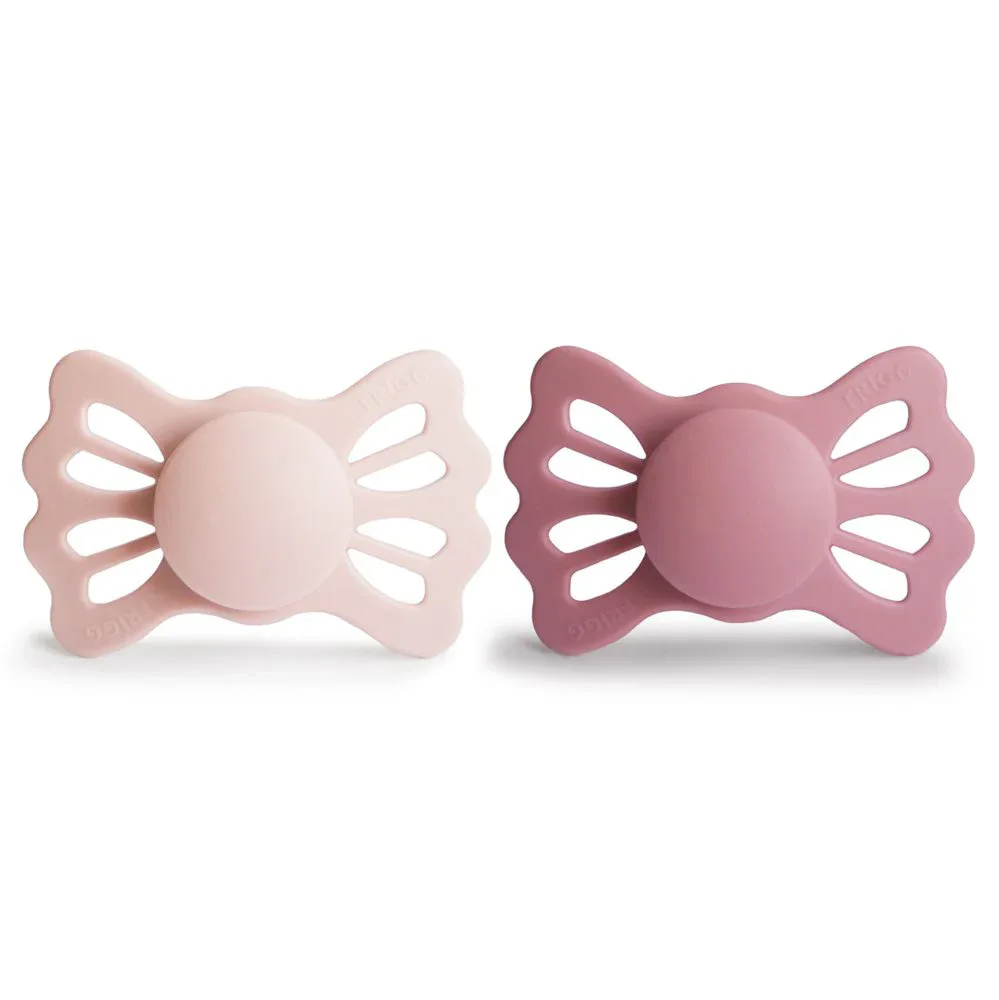 Frigg® Symmetrical Silicone Pacifiers Lucky Blush/Cedar (6-18m) - Image 2