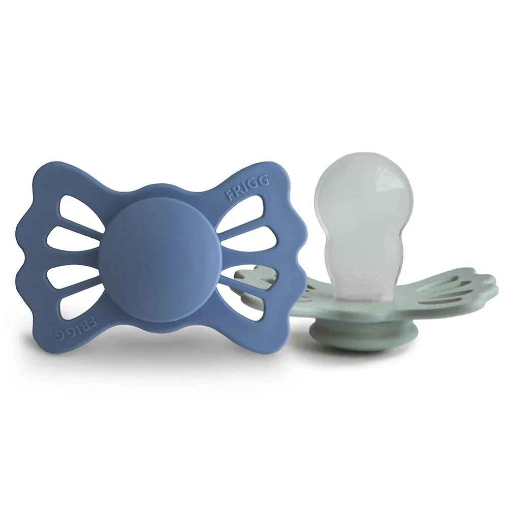 Frigg® Symmetrical Silicone Pacifiers Lucky Ocean View/Sage - Image 2