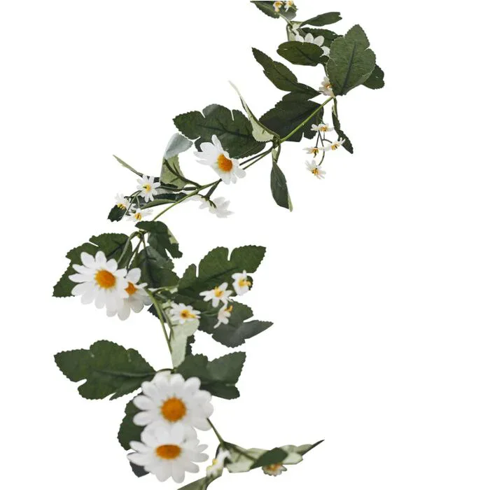 Ginger Ray® Artificial Daisy Foliage Garland - Image 2
