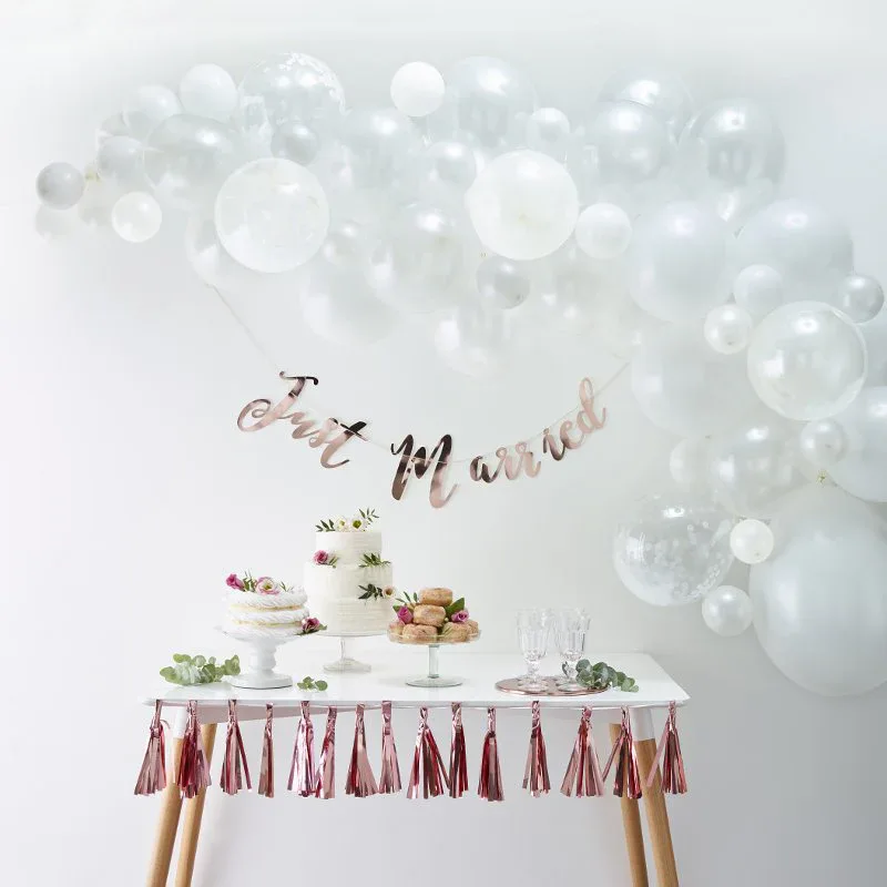 Ginger Ray® Balloon arch Kit White - Image 3