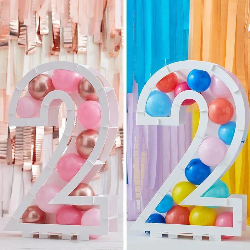 Ginger Ray® Balloon Mosaic Number Stand 2 - Image 2