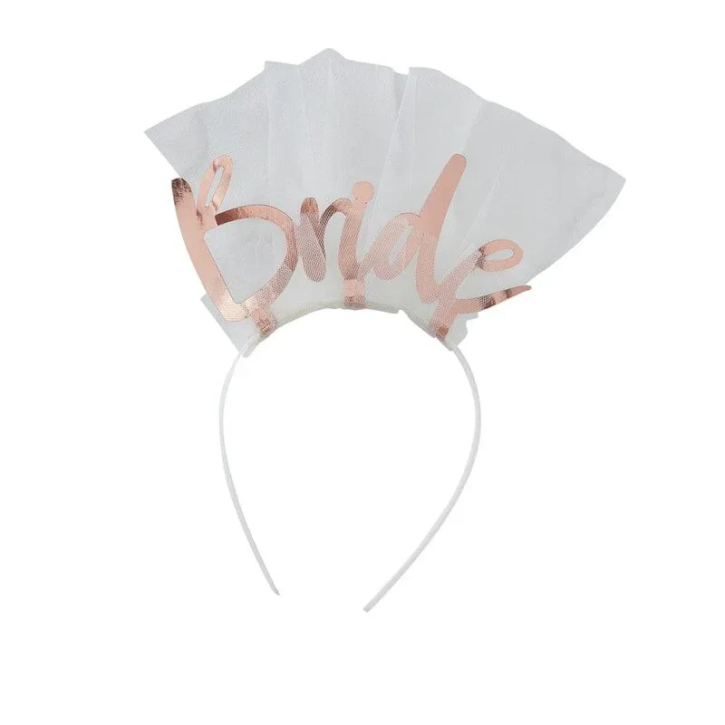 Ginger Ray® Floral Hen Party Bride Headband - Image 2